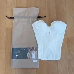 bridal bloom ホワイト ビスチェ【C70】