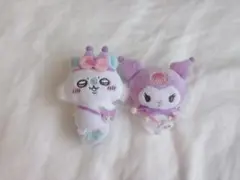サンリオ ちいかわ コラボ クロミ モモンガ ぬいぐるみバッジ