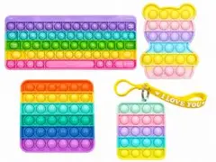 プッシュポップバブル 4種セット ストレス解消 知育玩具