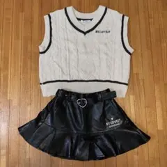 BYLOVEiT バイラビット　ニットベスト120cm　 スカート130cm