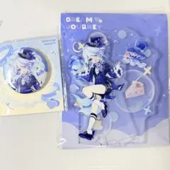 【原神】公式正規品　未開封　コロンビーナ　星稚夢旅　セット　缶バッジ　アクスタ 原神】公式正規品 未開封 コロンビーナ 星稚夢旅 セット 缶バッジ