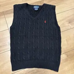 ラルフローレン　ケーブル編み ノースリーブベスト