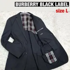 【卒業式】BURBERRY BLACK LABELノバチェック黒sizeL
