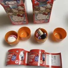 ハローキティ コラボレーション　チョコエッグ　昭和風　令和風　2体セット