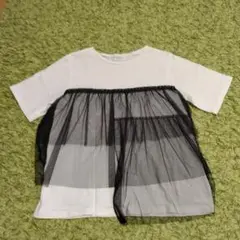 OPAQUE.CLIP 半袖シースルーTシャツ