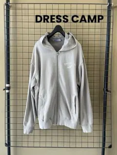 DRESS CAMP ドレスキャンプ ロゴプリント ジップパーカー フーディーのサムネイル