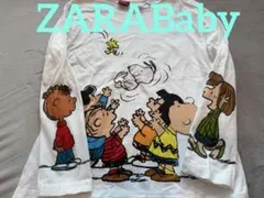 ZARABaby PEANUTS スヌーピー 長袖Tシャツ ホワイトのサムネイル