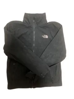 USA規格ノースフェイスフリースフルジップジャケットメンズ黒ブラックLサイズ