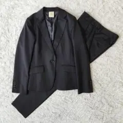 ✨美品✨LE SOUK ルスーク パンツスーツ ブラック 38 フランドルのサムネイル