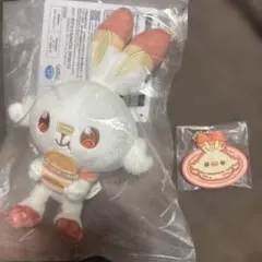 ポケピース 一番くじ F賞 ぬいぐるみマスコット ヒバニー チャーム付き