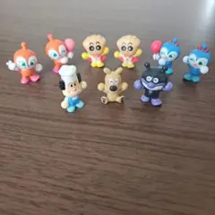 バスボム　アンパンマン フィギュア 9体セット