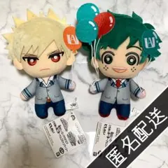 ヒロアカ 緑谷 出久 爆豪 勝己 ともぬい ぬいぐるみ キーホルダー 美品