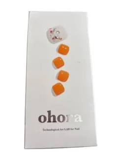 ⭐️大人気⭐️ohora オレンジ ジェルネイルシール
