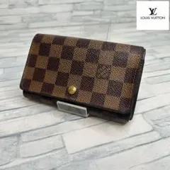 極美品 60 ルイヴィトン長財布 二つ折り財布 ダミエ li7 - メルカリ