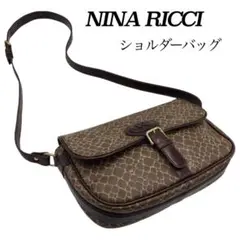 ✤【NINA RICC／ニナリッチ】ショルダーバッグ　ジラフ柄　ブラウン 208