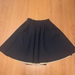 ZARA BASIC フレアスカート 黒/ベージュ