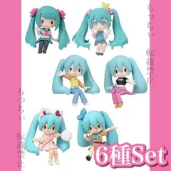【新品】初音ミク✧ちょこのせミニフィギュア 6種セット