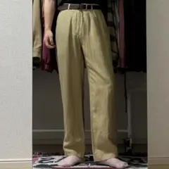 90's-00's Polo Ralph Lauren ワイドリネンスラックス - メルカリ