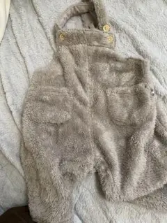 バースデイ　tete a tete モコモコオーバーオール　 80サイズ