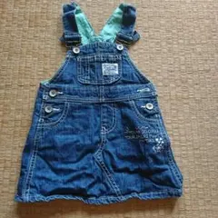 【ブリーズ】90㎝ デニムジャンパースカート