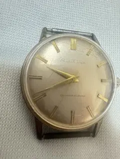 タカノプレシジョン30032 メンズ腕時計、手巻き式、ゴールド文字盤。 タカノプレシジョン30032 メンズ腕時計、手巻き式、ゴールド文字盤
