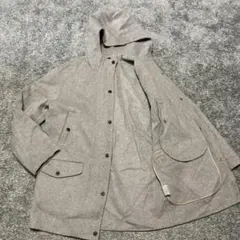 Theory フーデッドコート　グレー　カシミア混　Pサイズ