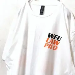 ギルダンWFU LAW PILOフォールフェスト Tシャツホワイト白XL古着