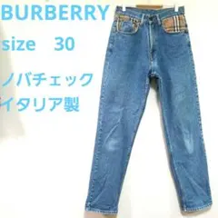 Burberry　希少バーバリー　size30 バーバリーチェックのサムネイル