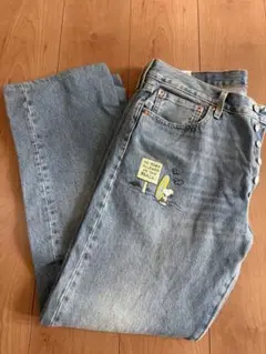 Levi's 501 PEANUTS 限定モデル　スヌーピー デニム　W34