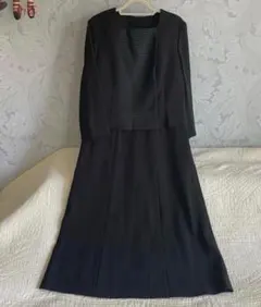 *新品　7号**ブラックフォーマル　ワンピーススーツ２点セット*冠婚葬祭 喪服