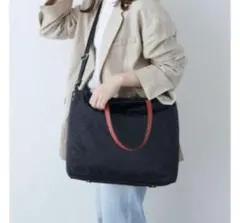 超美品ラシットパソコン収納可A4入る限定ポケット多数アンサー2wayバッグ