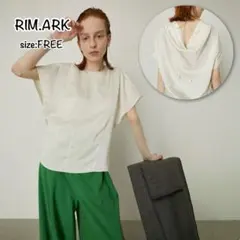 美品 RIM.ARK リムアーク Back drape gloss topsのサムネイル