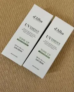 【新品未開封】【2本セット】ダルバ トーンアップサンクリーム グリーン 50ml