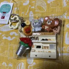 ガチャ詰めポーチ トムとジェリー カフェキーホルダー