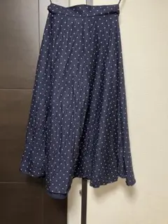 UNIQLO ドットネイビースカート　Sサイズ