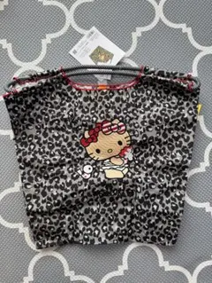 【新品】ボール&チェーン 日焼けハローキティ ヒョウ柄Mバッグ