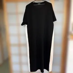 大きいサイズ　半袖　ワンピース　ロングワンピース