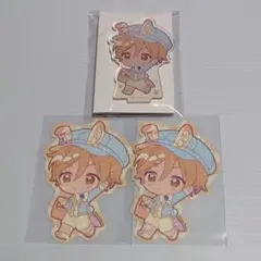あんスタ アニカフェ アクスタ・ステッカー 真白友也 セット