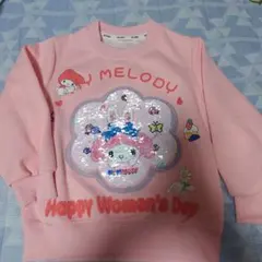 キッズ　トップス　トレーナー　ギラギラ　110Tシャツ スパンコール