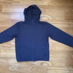 150cm 薄手パーカー　紺色