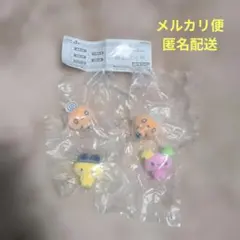 たまごっちカプセルフロッキーズセット　(まめっち　ふらわっち　めめっち×2)