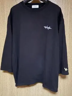 マークゴンザレス バックプリント七分袖　袖ロゴ刺繍MARK GONZALES