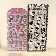 サンリオ　キティ　コットンパフィシール　もちもちマシュマロシール