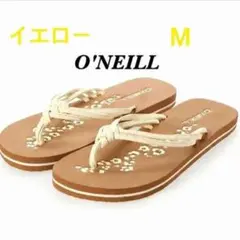 【新品・タグ付】O'NEILL オニール レディース ビーチサンダル Mイエローのサムネイル