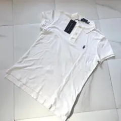 【新品タグ付】ラルフローレン ポロシャツ 白 メンズM レディースL ポニーのサムネイル