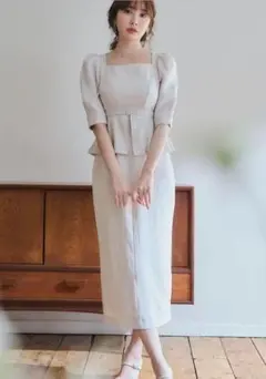 スーツ・フォーマル・ドレス Allure Tweed Midi Dress Allure Tweed Midi Dress ネイビー｜Yahoo!フリマ（旧PayPayフリマ）