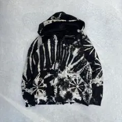 タイダイ柄 ジップ パーカー XL 古着 オーバーサイズ archive 裏起毛