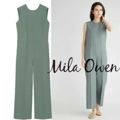 Mila Owen ミラオーウェン バックVネックオールインワン 0