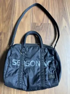 【激レア】seasoning×porter コラボ ミニボストンバッグ 極美品 2025年最新】Seasoning porterの人気アイテム - メルカリ