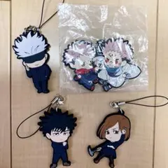 呪術廻戦ラバスト4点セット　五条悟　伏黒恵　釘崎野薔薇　虎杖悠仁　宿儺